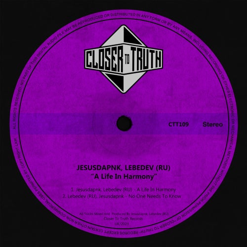 Jesusdapnk, Lebedev (RU) - A Life In Harmony [CTT109]